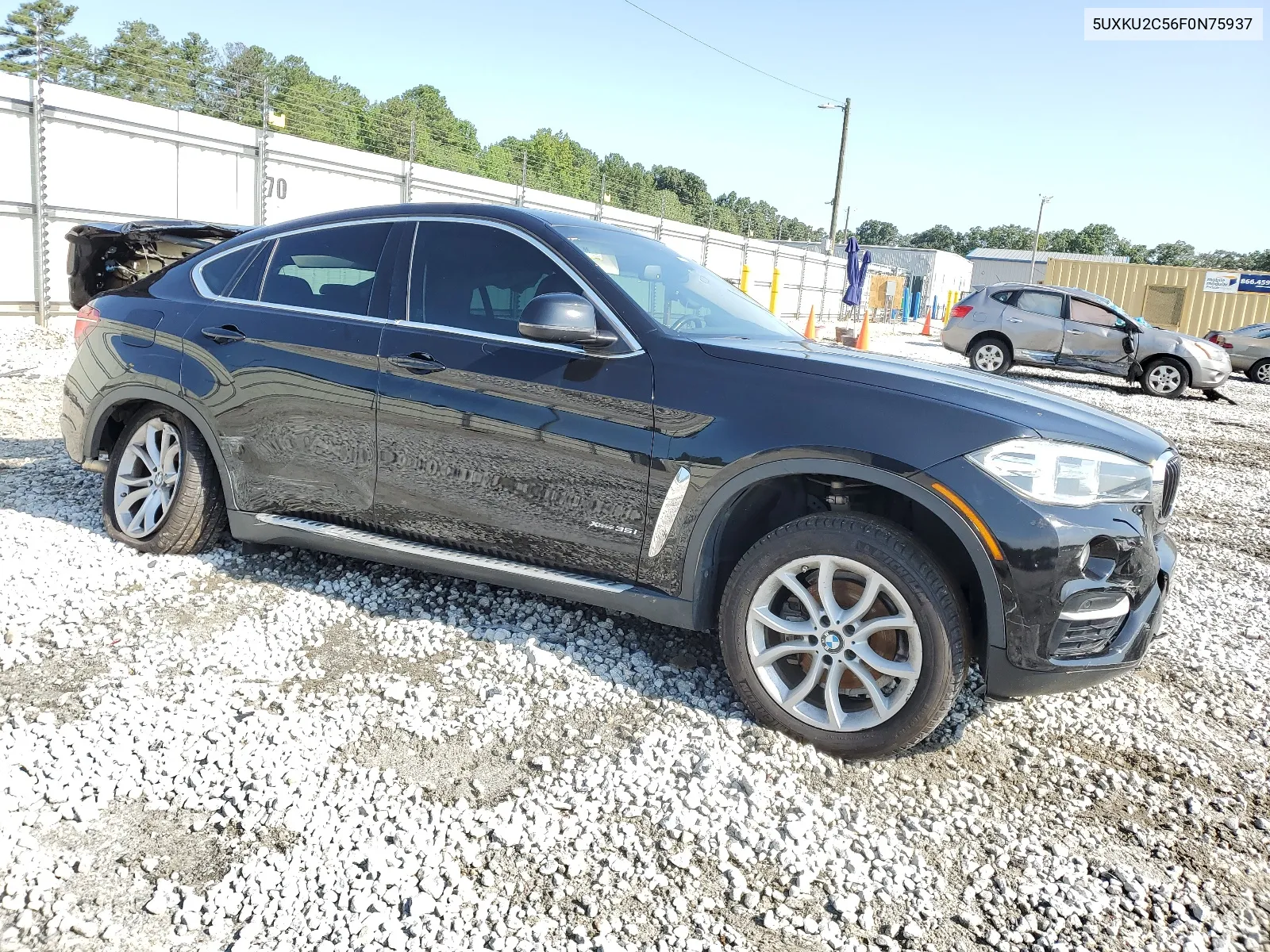 2015 BMW X6 xDrive35I VIN: 5UXKU2C56F0N75937 Lot: 65483014