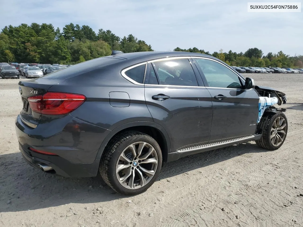 2015 BMW X6 xDrive35I VIN: 5UXKU2C54F0N75886 Lot: 68142444