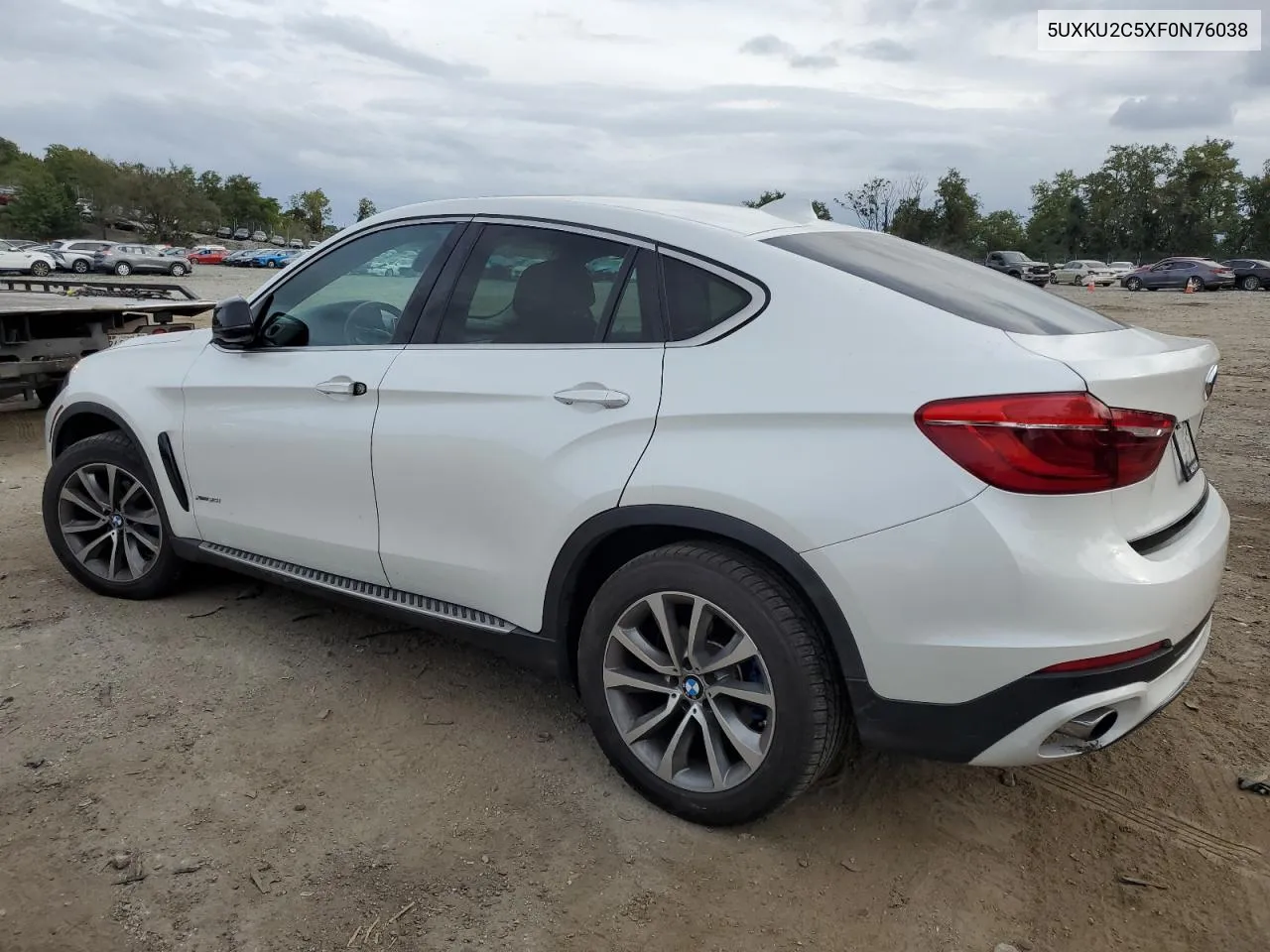 5UXKU2C5XF0N76038 2015 BMW X6 xDrive35I