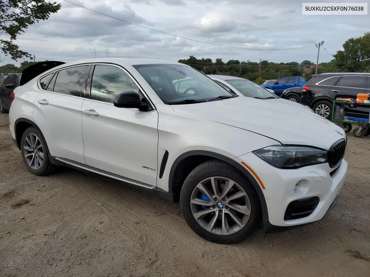 2015 BMW X6 xDrive35I VIN: 5UXKU2C5XF0N76038 Lot: 71634324