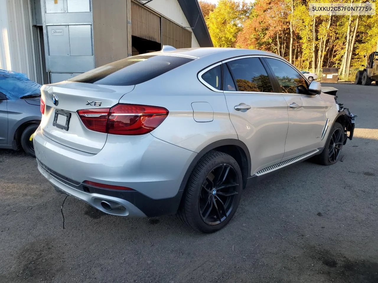 2015 BMW X6 xDrive35I VIN: 5UXKU2C57F0N77759 Lot: 76757724