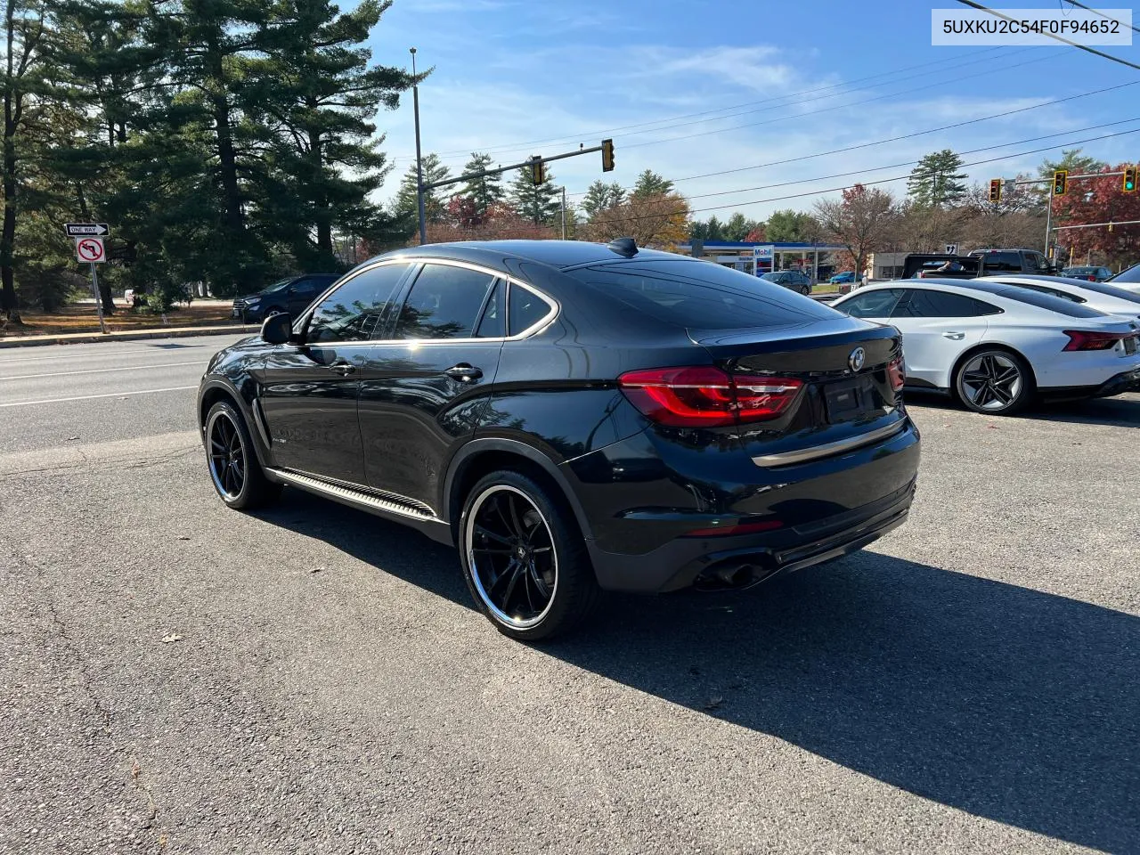 2015 BMW X6 xDrive35I VIN: 5UXKU2C54F0F94652 Lot: 79110864