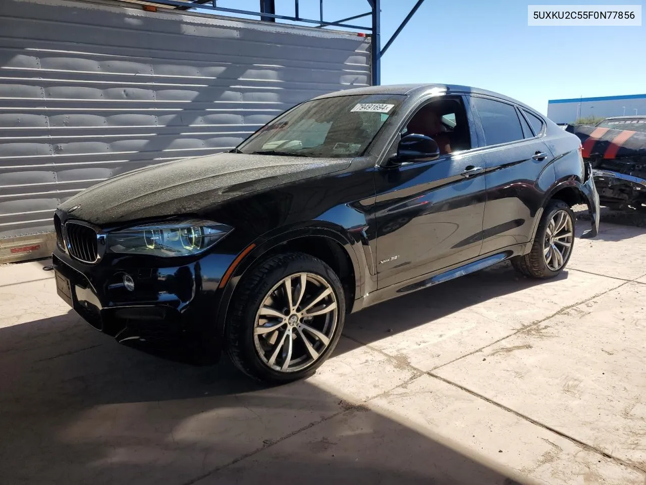 2015 BMW X6 xDrive35I VIN: 5UXKU2C55F0N77856 Lot: 79491694