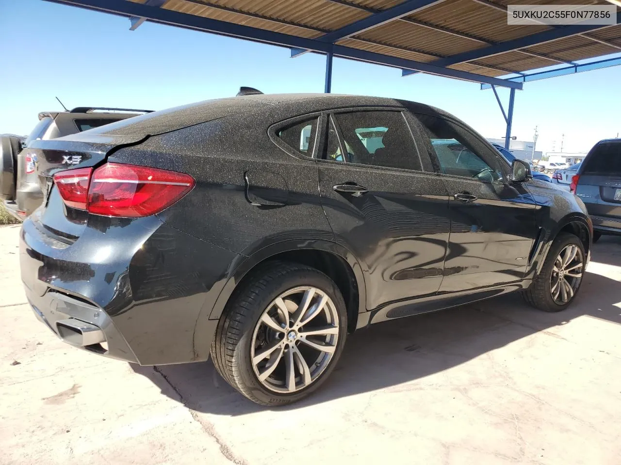 2015 BMW X6 xDrive35I VIN: 5UXKU2C55F0N77856 Lot: 79491694