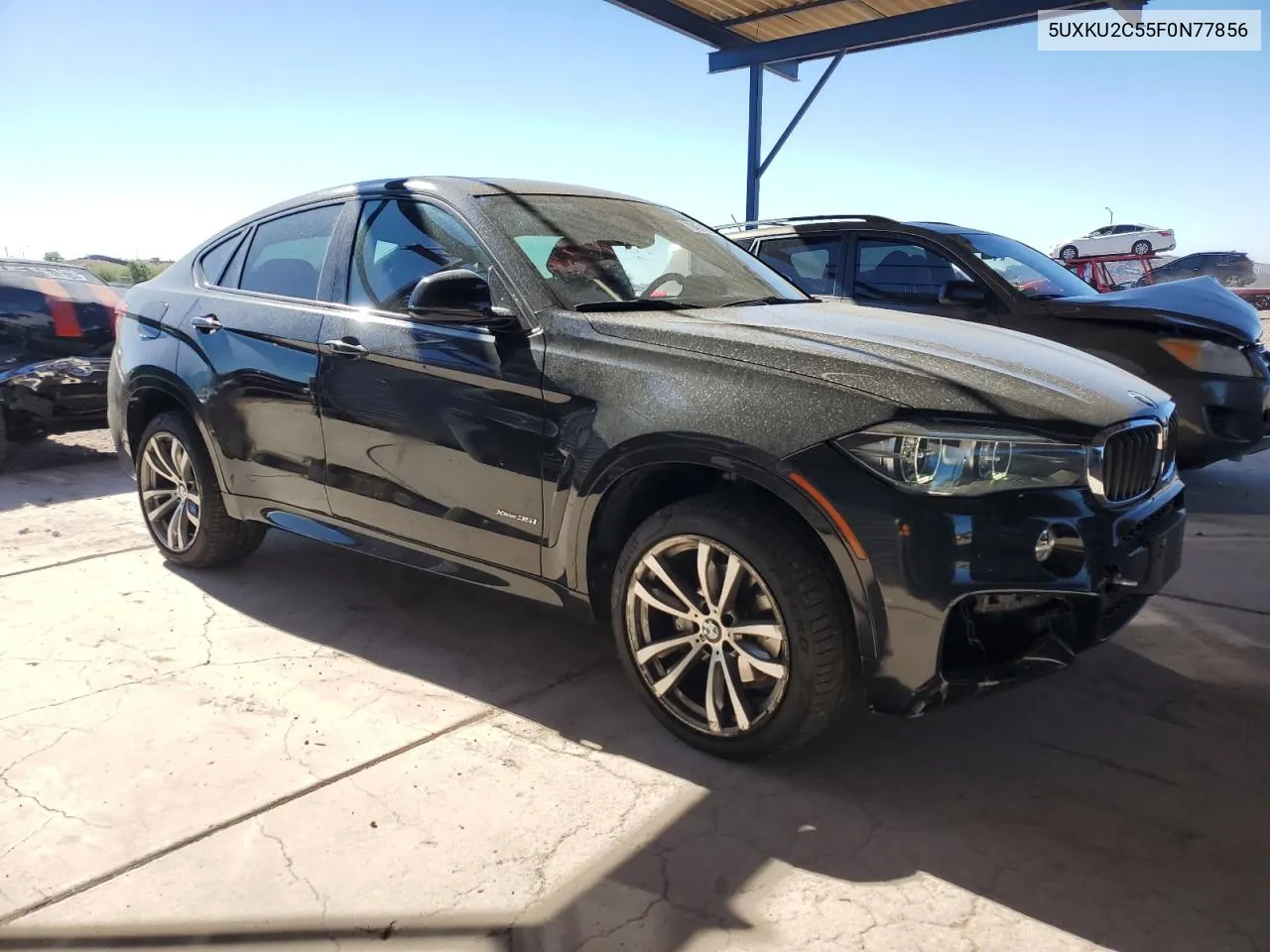 2015 BMW X6 xDrive35I VIN: 5UXKU2C55F0N77856 Lot: 79491694