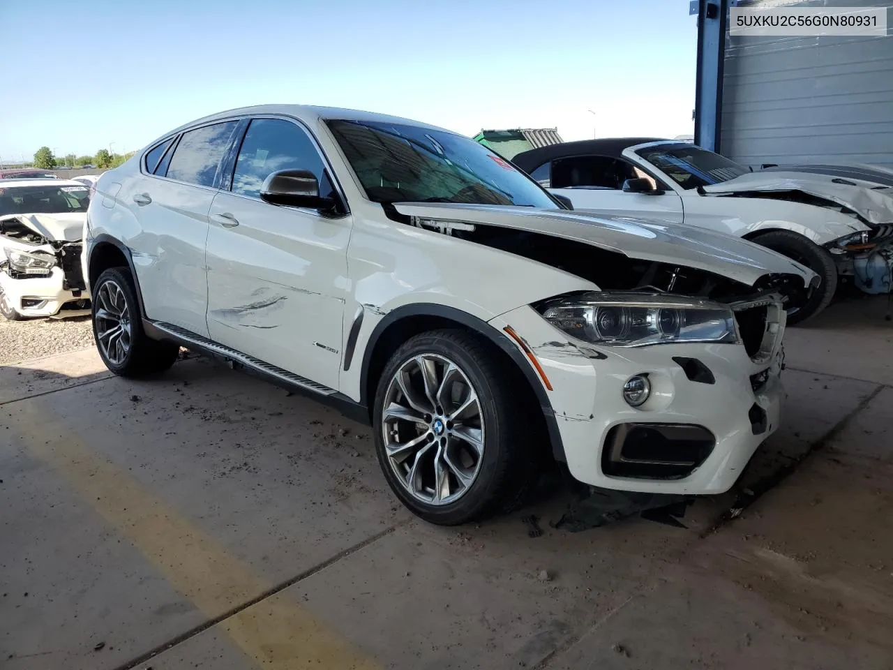 2016 BMW X6 xDrive35I VIN: 5UXKU2C56G0N80931 Lot: 69503334