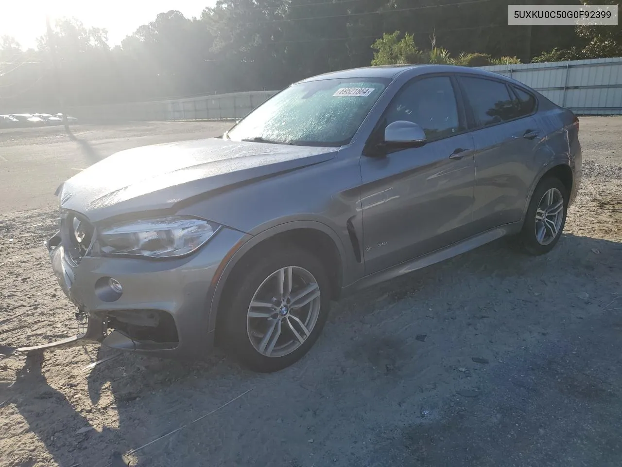 5UXKU0C50G0F92399 2016 BMW X6 Sdrive35I