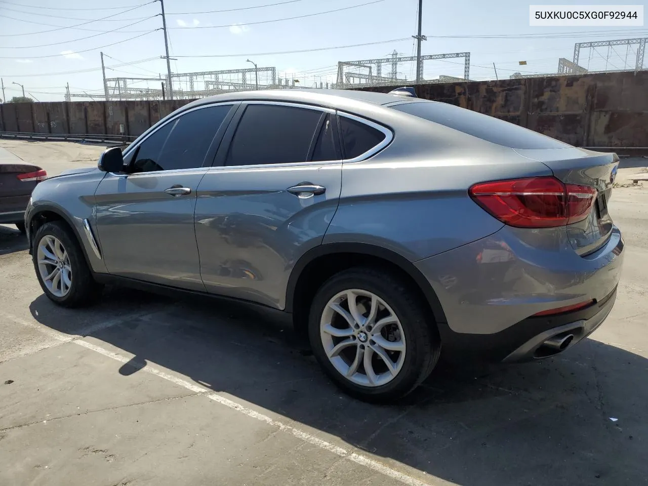 2016 BMW X6 Sdrive35I VIN: 5UXKU0C5XG0F92944 Lot: 71299094