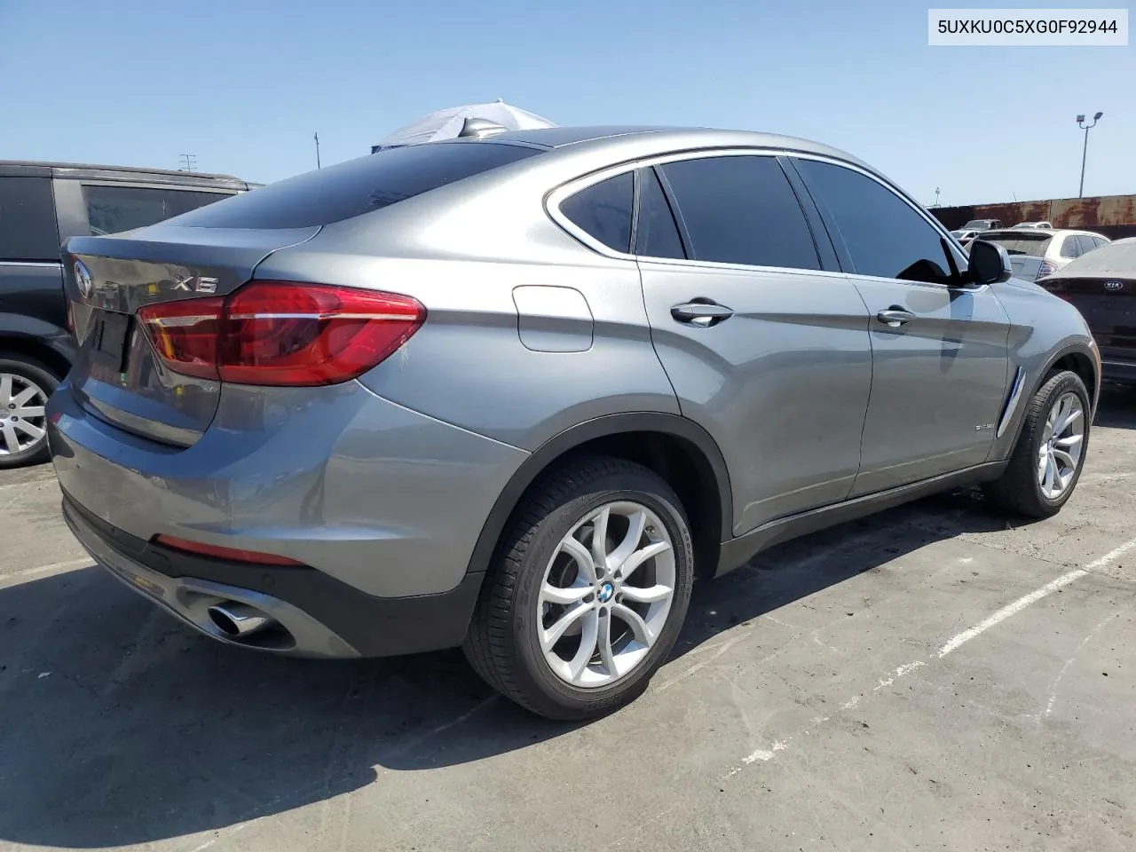 2016 BMW X6 Sdrive35I VIN: 5UXKU0C5XG0F92944 Lot: 71299094