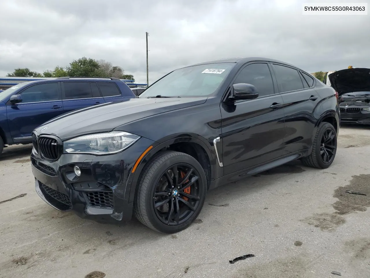 5YMKW8C55G0R43063 2016 BMW X6 M