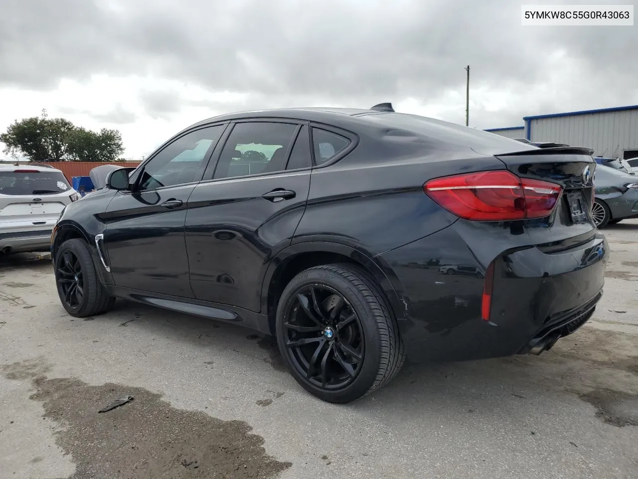 5YMKW8C55G0R43063 2016 BMW X6 M