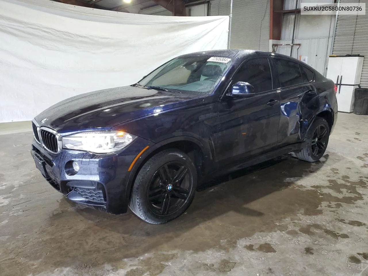 2016 BMW X6 xDrive35I VIN: 5UXKU2C58G0N80736 Lot: 72506884