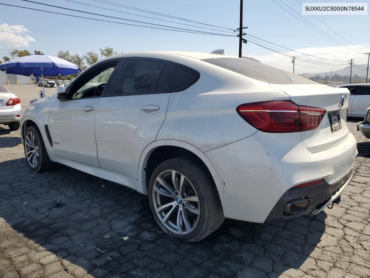 2016 BMW X6 xDrive35I VIN: 5UXKU2C50G0N78544 Lot: 73878594