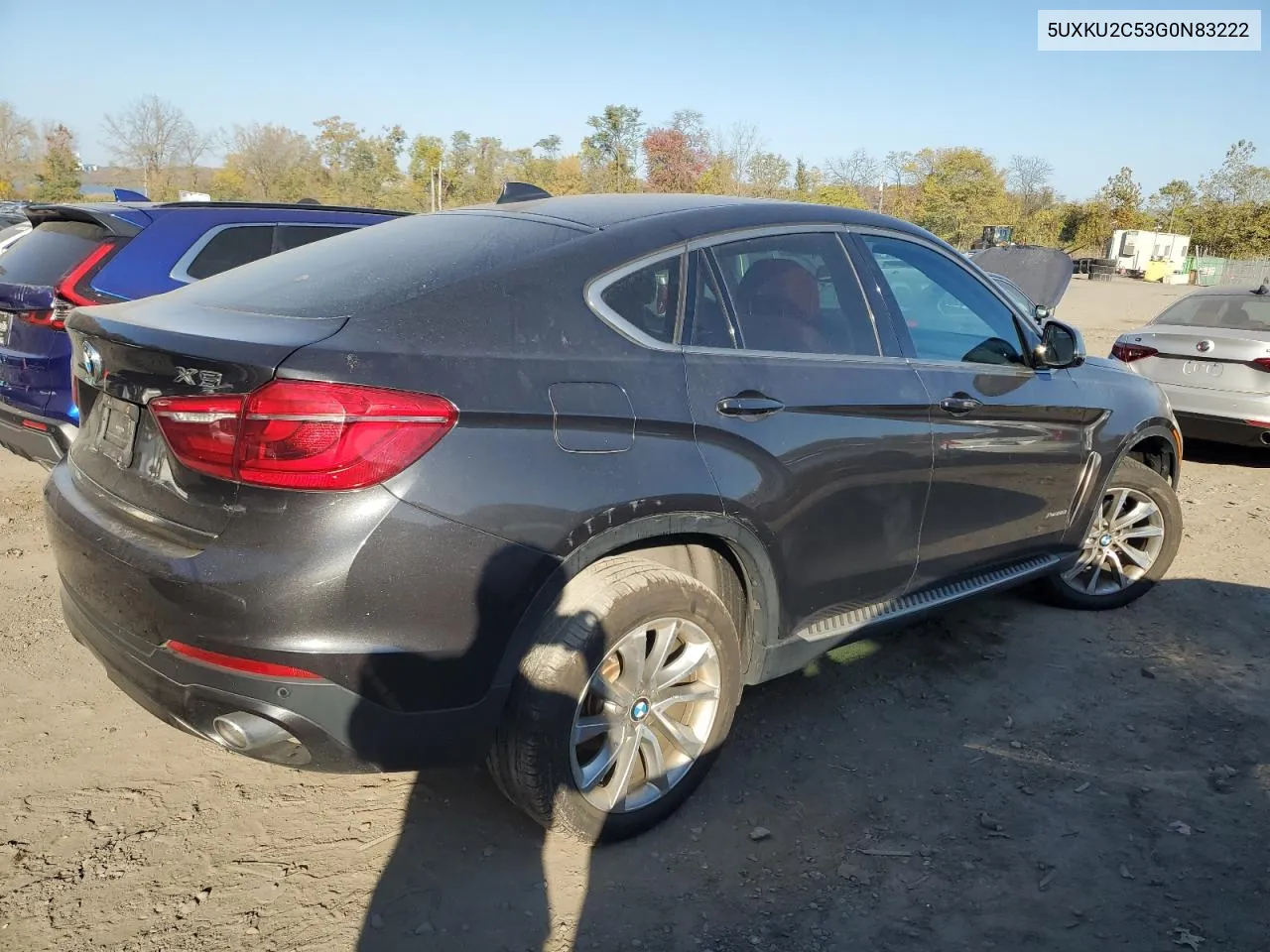 2016 BMW X6 xDrive35I VIN: 5UXKU2C53G0N83222 Lot: 74468824