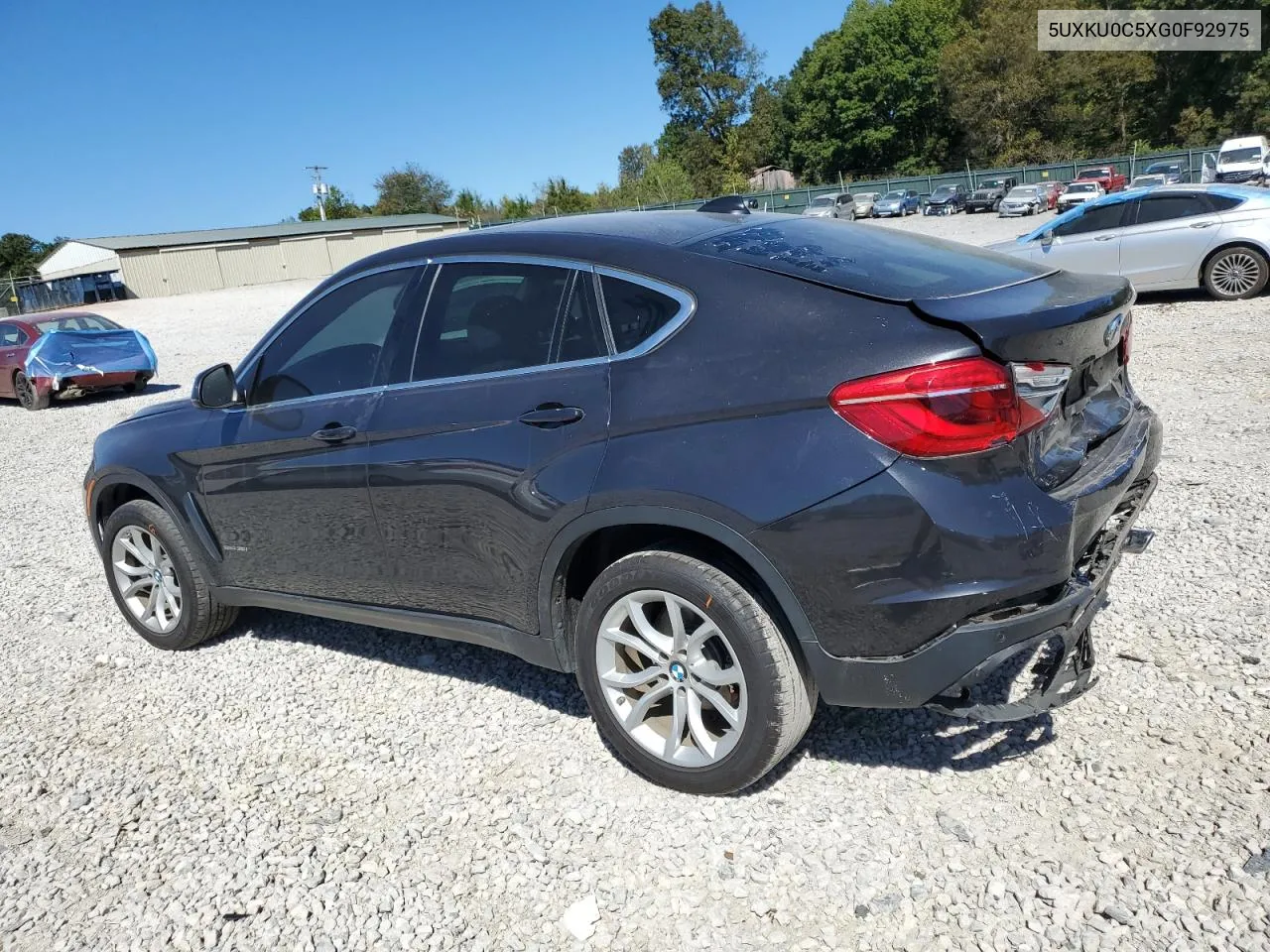 2016 BMW X6 Sdrive35I VIN: 5UXKU0C5XG0F92975 Lot: 74890804