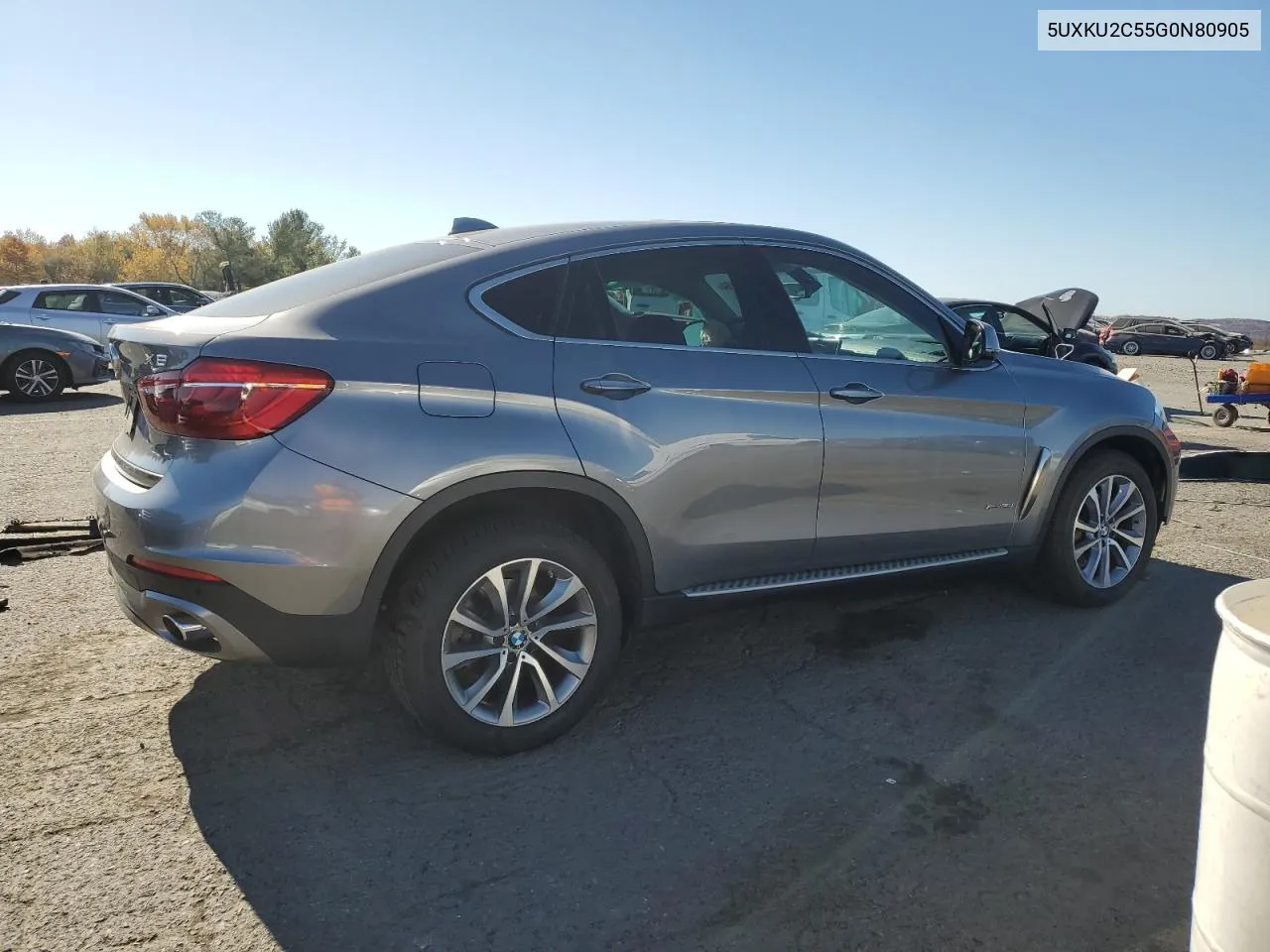 2016 BMW X6 xDrive35I VIN: 5UXKU2C55G0N80905 Lot: 76520184