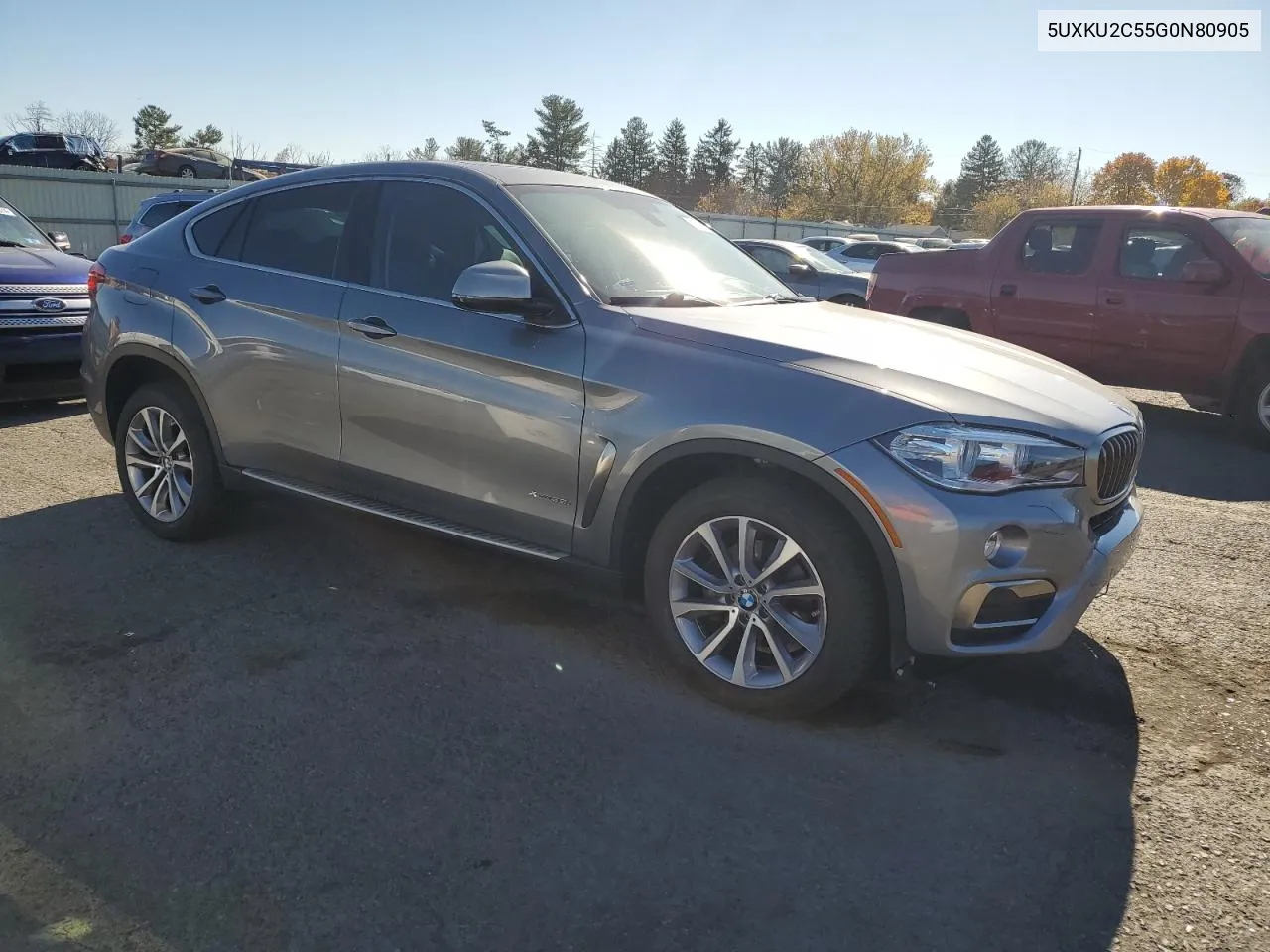 2016 BMW X6 xDrive35I VIN: 5UXKU2C55G0N80905 Lot: 76520184