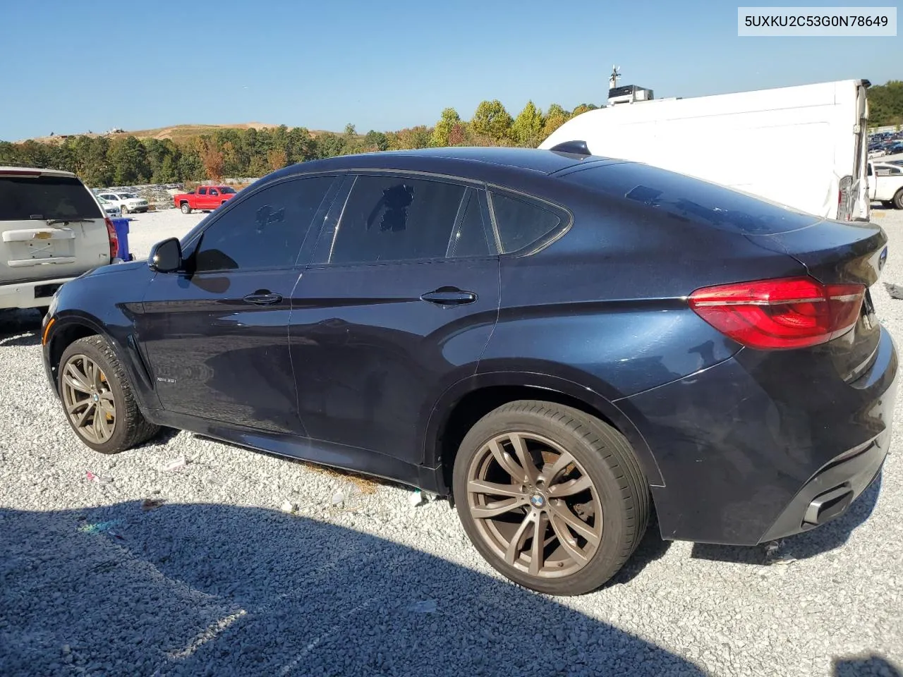 2016 BMW X6 xDrive35I VIN: 5UXKU2C53G0N78649 Lot: 76538144