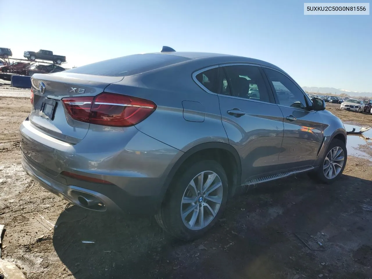 2016 BMW X6 xDrive35I VIN: 5UXKU2C50G0N81556 Lot: 77477124