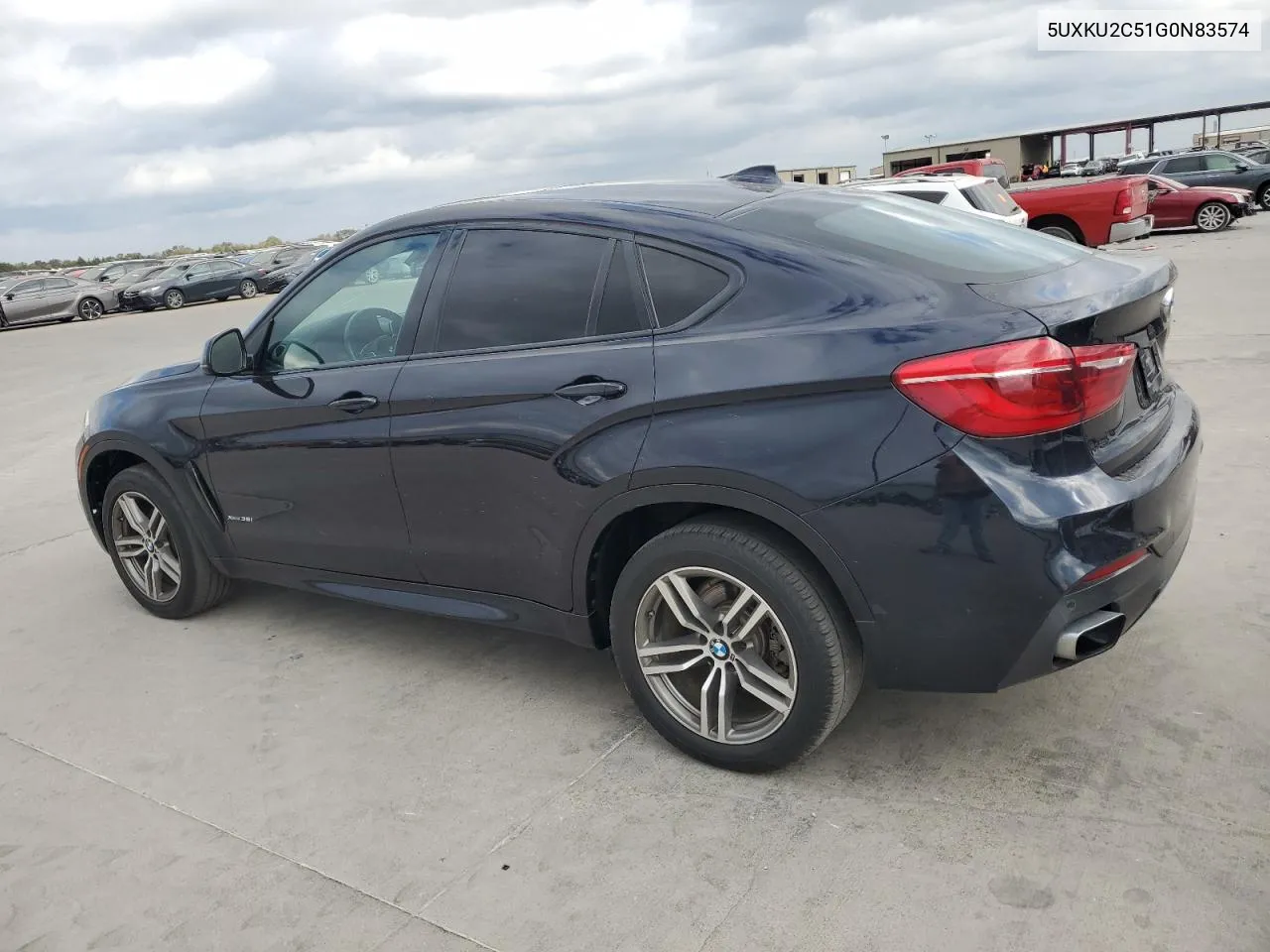 2016 BMW X6 xDrive35I VIN: 5UXKU2C51G0N83574 Lot: 78467934