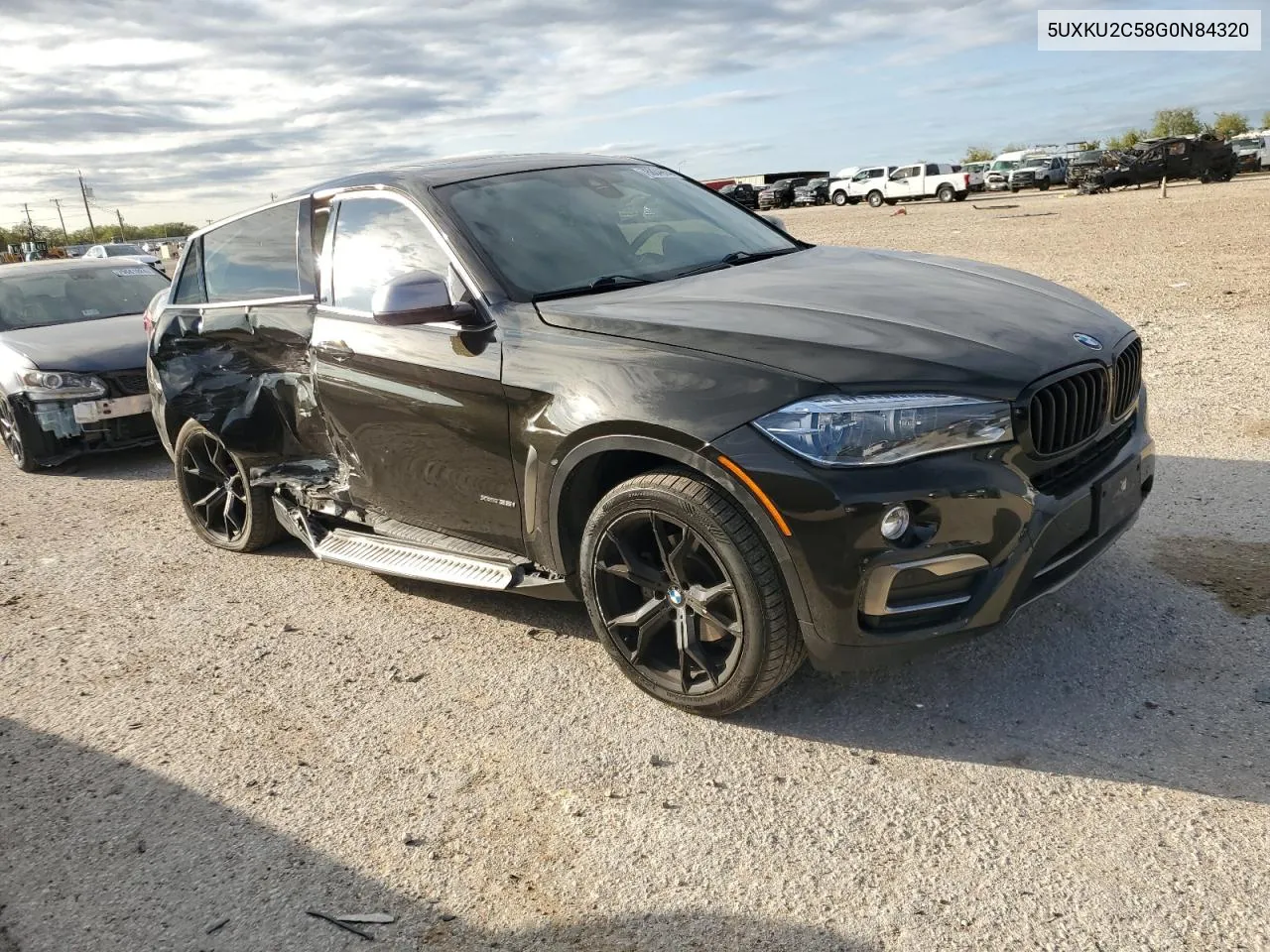 2016 BMW X6 xDrive35I VIN: 5UXKU2C58G0N84320 Lot: 78834664