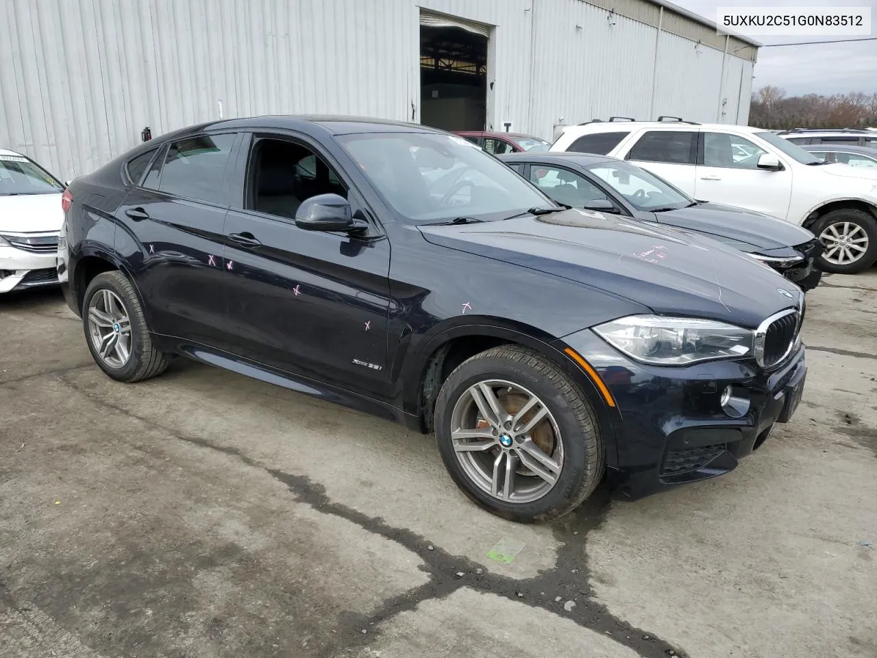 2016 BMW X6 xDrive35I VIN: 5UXKU2C51G0N83512 Lot: 81024134