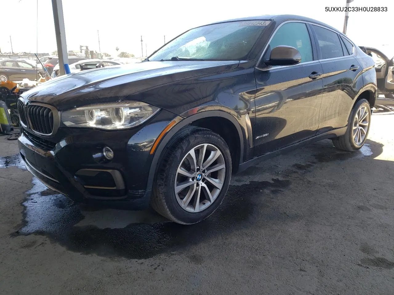 2017 BMW X6 xDrive35I VIN: 5UXKU2C33H0U28833 Lot: 52734894