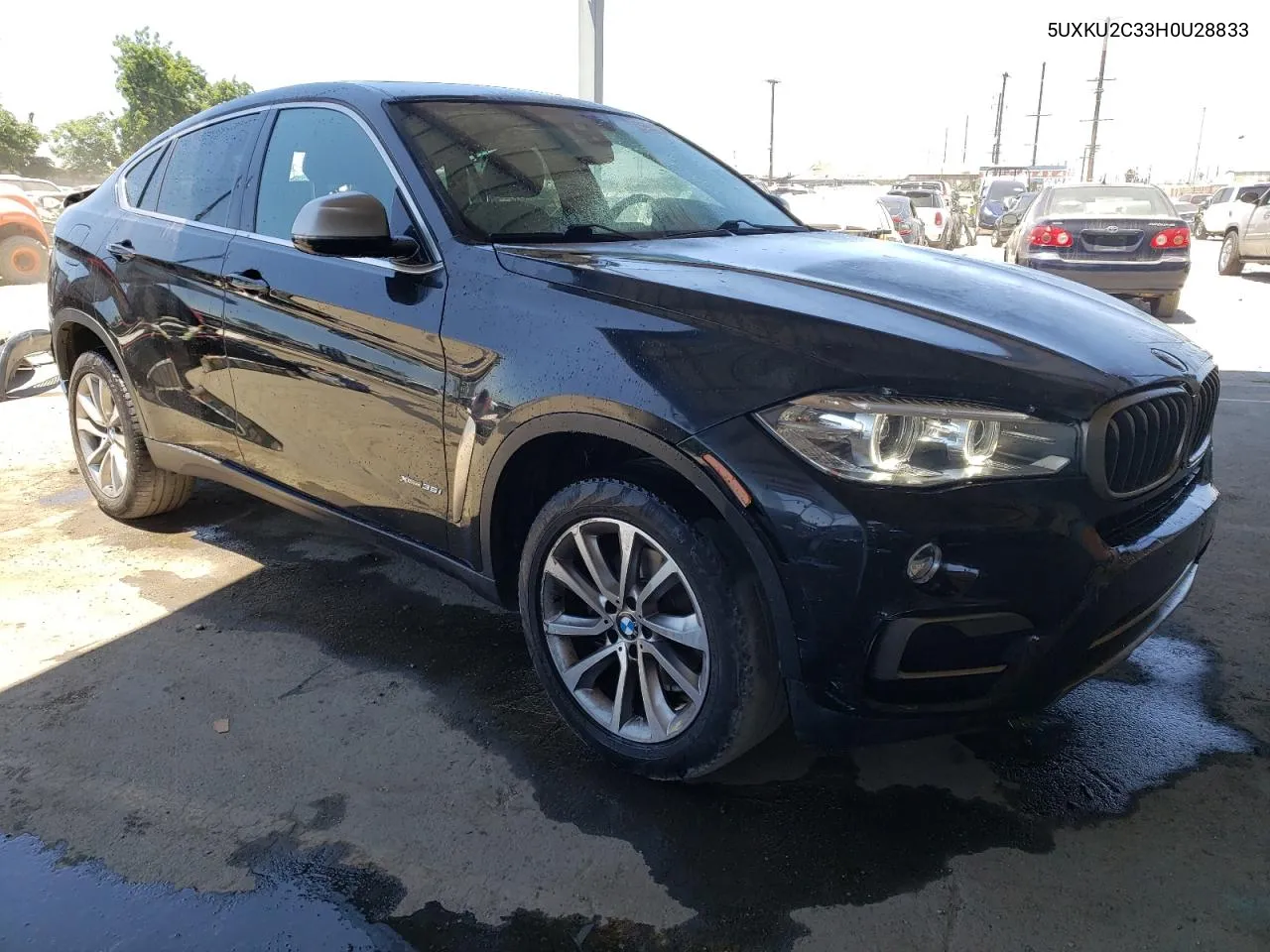 2017 BMW X6 xDrive35I VIN: 5UXKU2C33H0U28833 Lot: 52734894