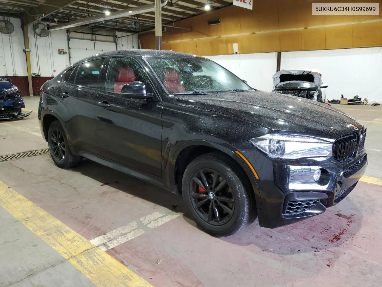 2017 BMW X6 xDrive50I VIN: 5UXKU6C34H0S99699 Lot: 55190374