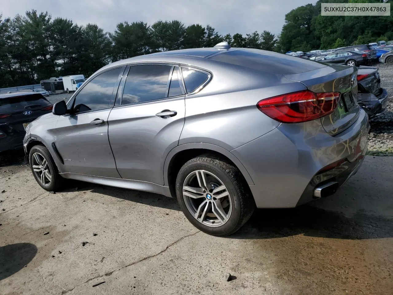 5UXKU2C37H0X47863 2017 BMW X6 xDrive35I