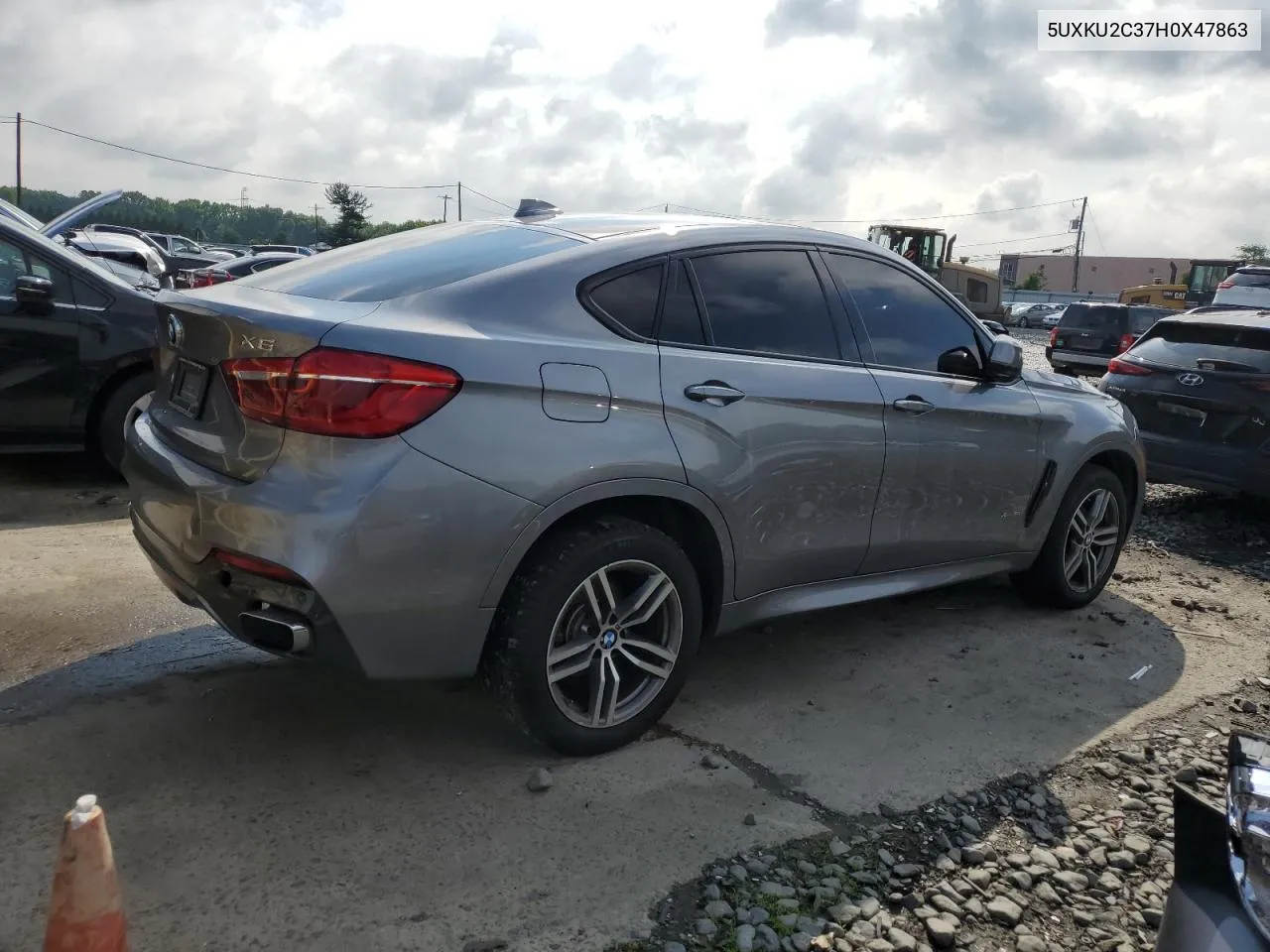 5UXKU2C37H0X47863 2017 BMW X6 xDrive35I