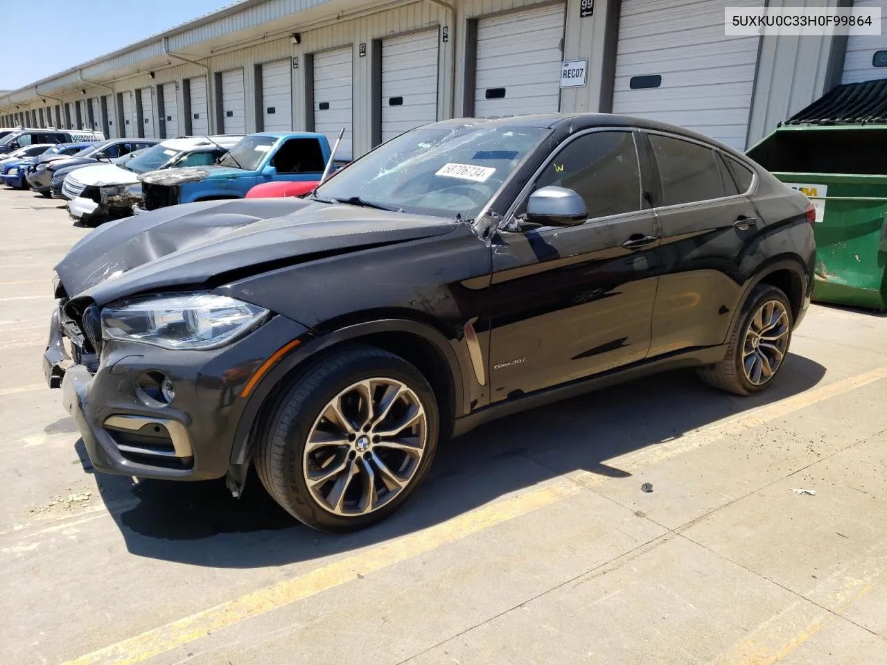 5UXKU0C33H0F99864 2017 BMW X6 Sdrive35I