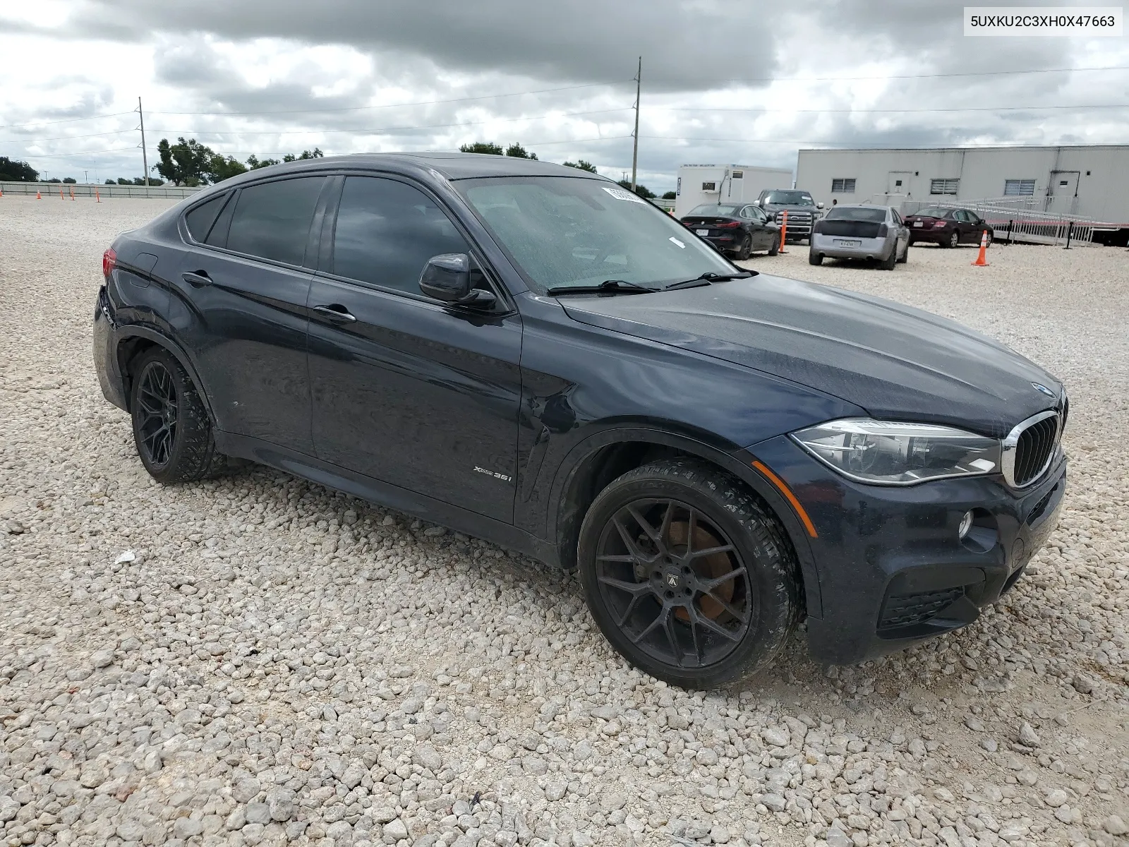 2017 BMW X6 xDrive35I VIN: 5UXKU2C3XH0X47663 Lot: 63609674