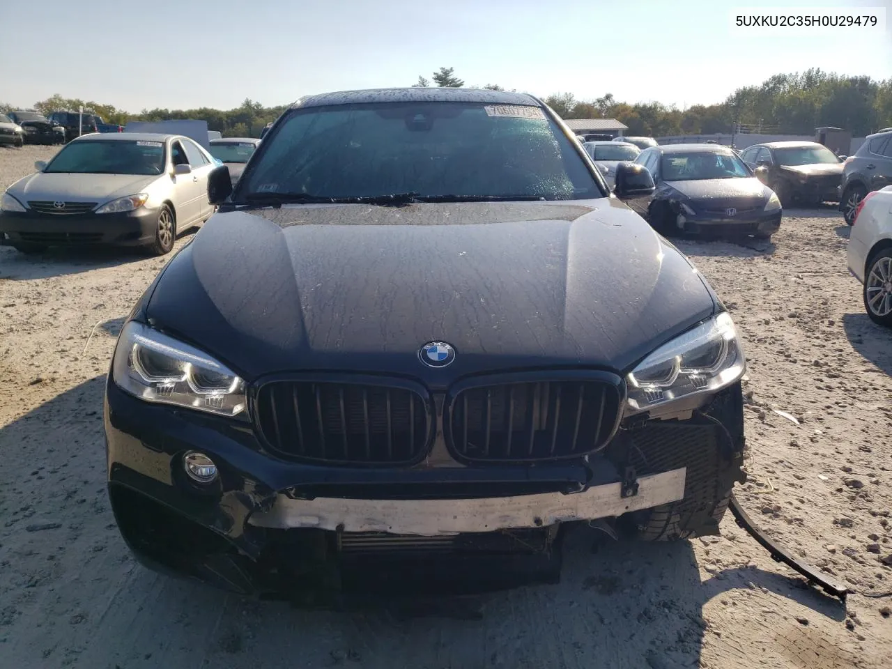 2017 BMW X6 xDrive35I VIN: 5UXKU2C35H0U29479 Lot: 70607794