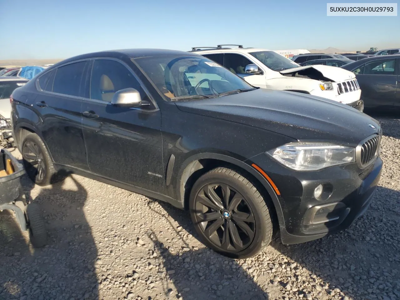 2017 BMW X6 xDrive35I VIN: 5UXKU2C30H0U29793 Lot: 72535104