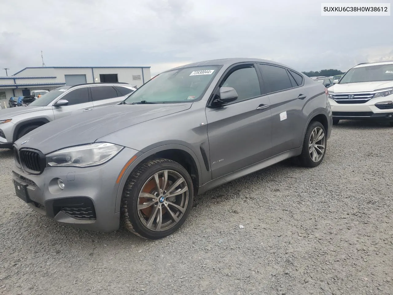 2017 BMW X6 xDrive50I VIN: 5UXKU6C38H0W38612 Lot: 72830044