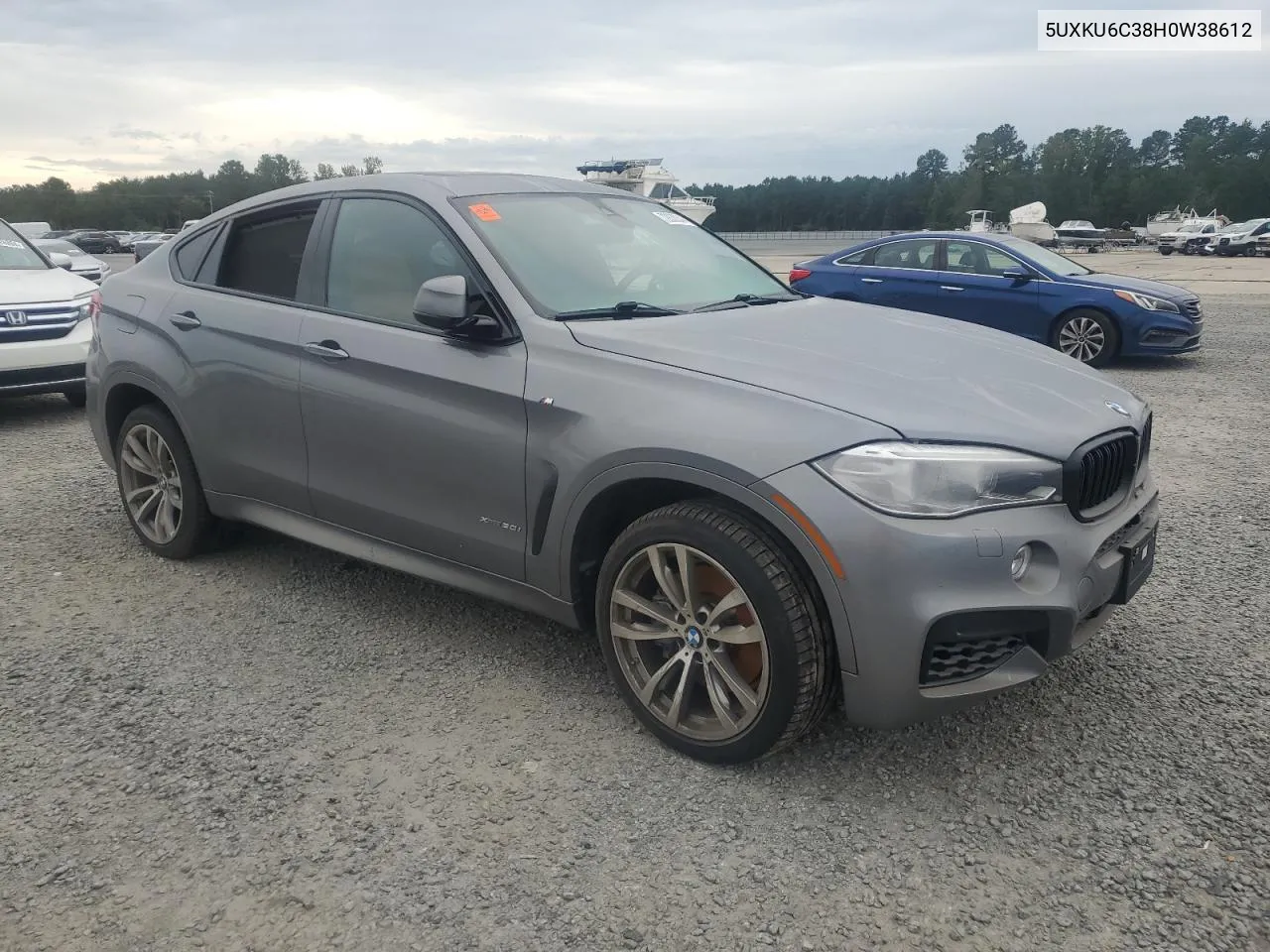 2017 BMW X6 xDrive50I VIN: 5UXKU6C38H0W38612 Lot: 72830044