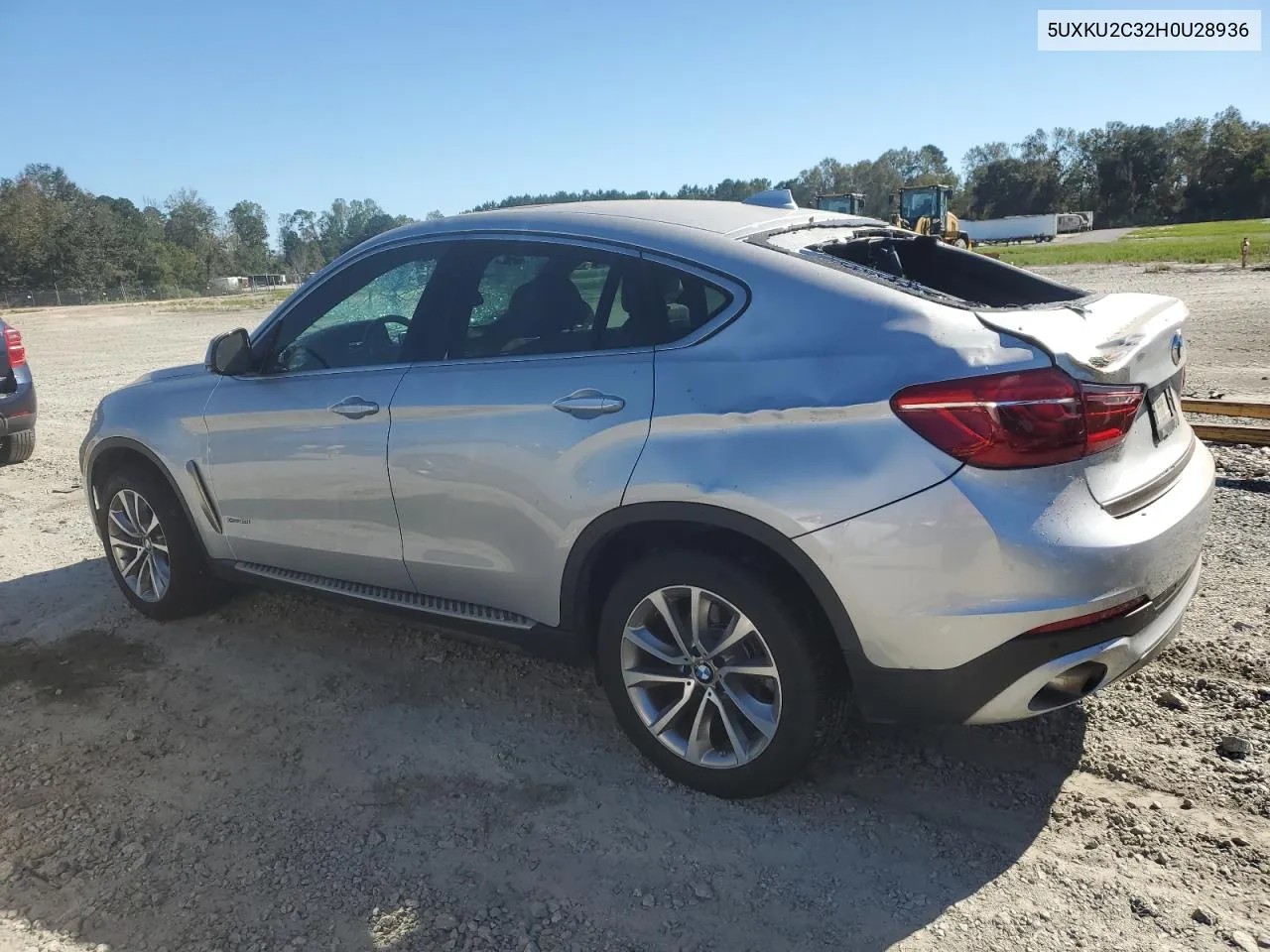 2017 BMW X6 xDrive35I VIN: 5UXKU2C32H0U28936 Lot: 74525124