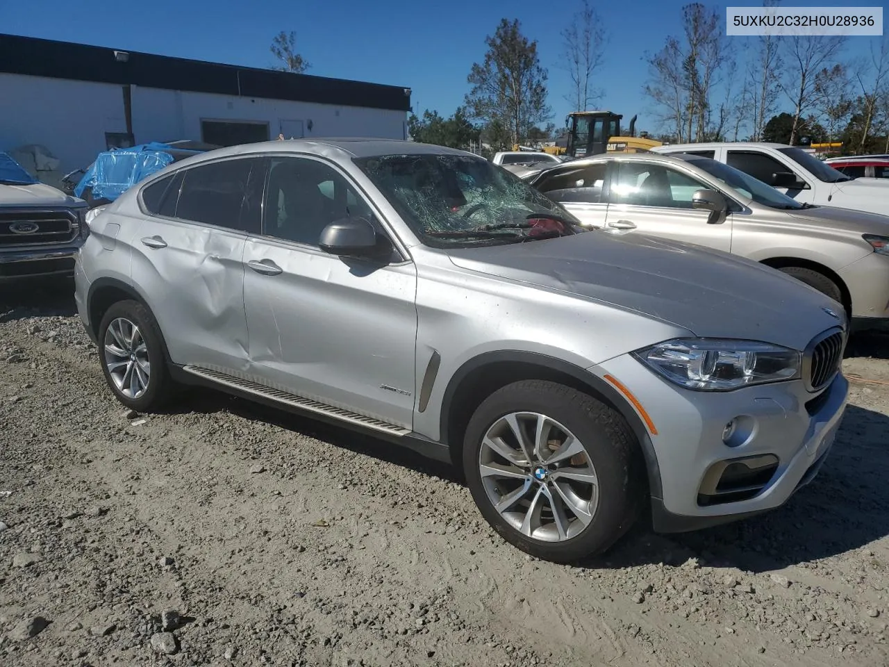 2017 BMW X6 xDrive35I VIN: 5UXKU2C32H0U28936 Lot: 74525124