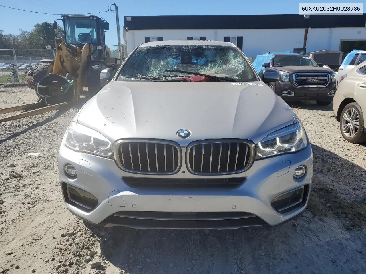 2017 BMW X6 xDrive35I VIN: 5UXKU2C32H0U28936 Lot: 74525124