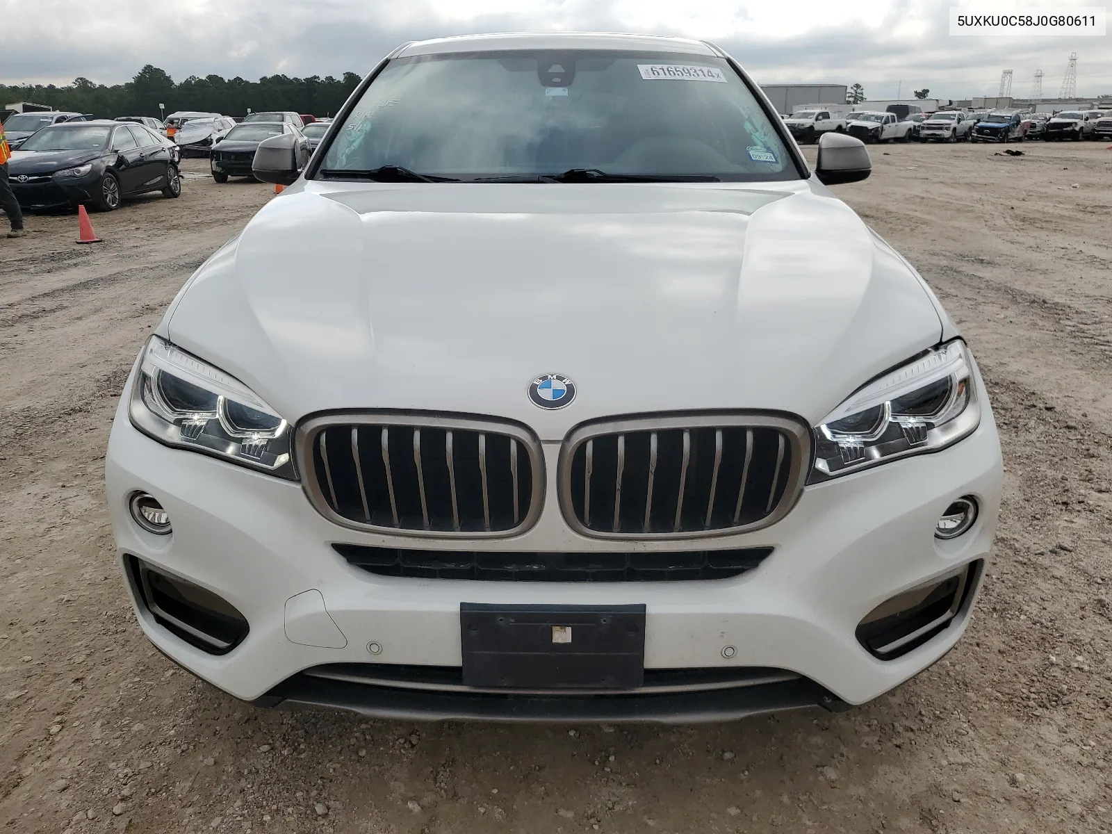 2018 BMW X6 Sdrive35I VIN: 5UXKU0C58J0G80611 Lot: 61659314