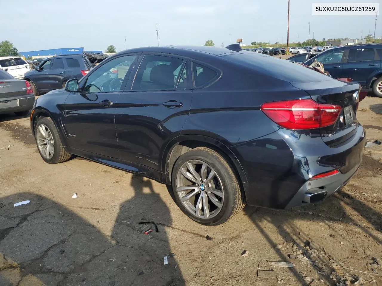 2018 BMW X6 xDrive35I VIN: 5UXKU2C50J0Z61259 Lot: 69273764