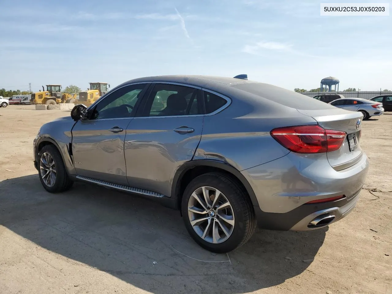 2018 BMW X6 xDrive35I VIN: 5UXKU2C53J0X50203 Lot: 71286704