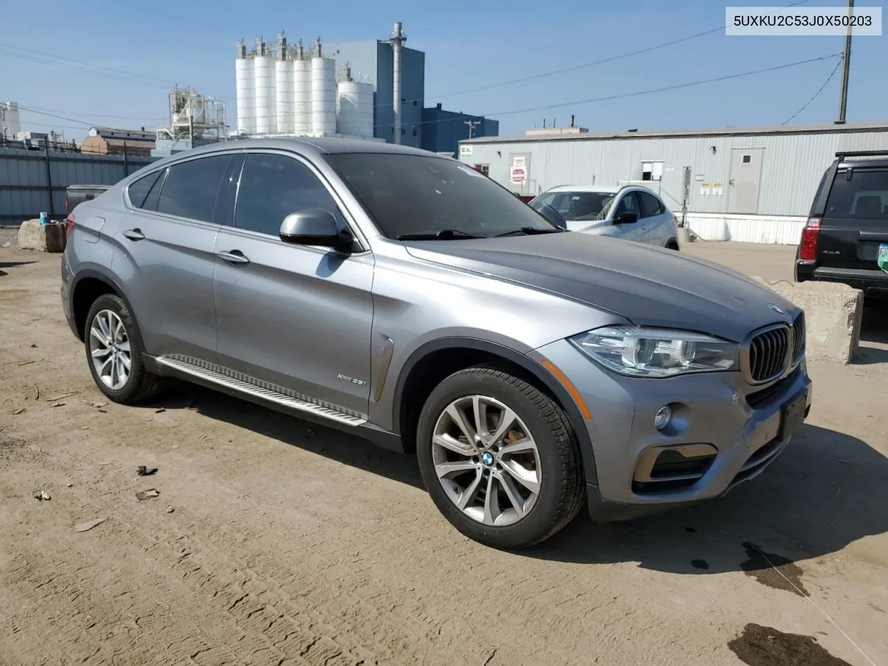 2018 BMW X6 xDrive35I VIN: 5UXKU2C53J0X50203 Lot: 71286704