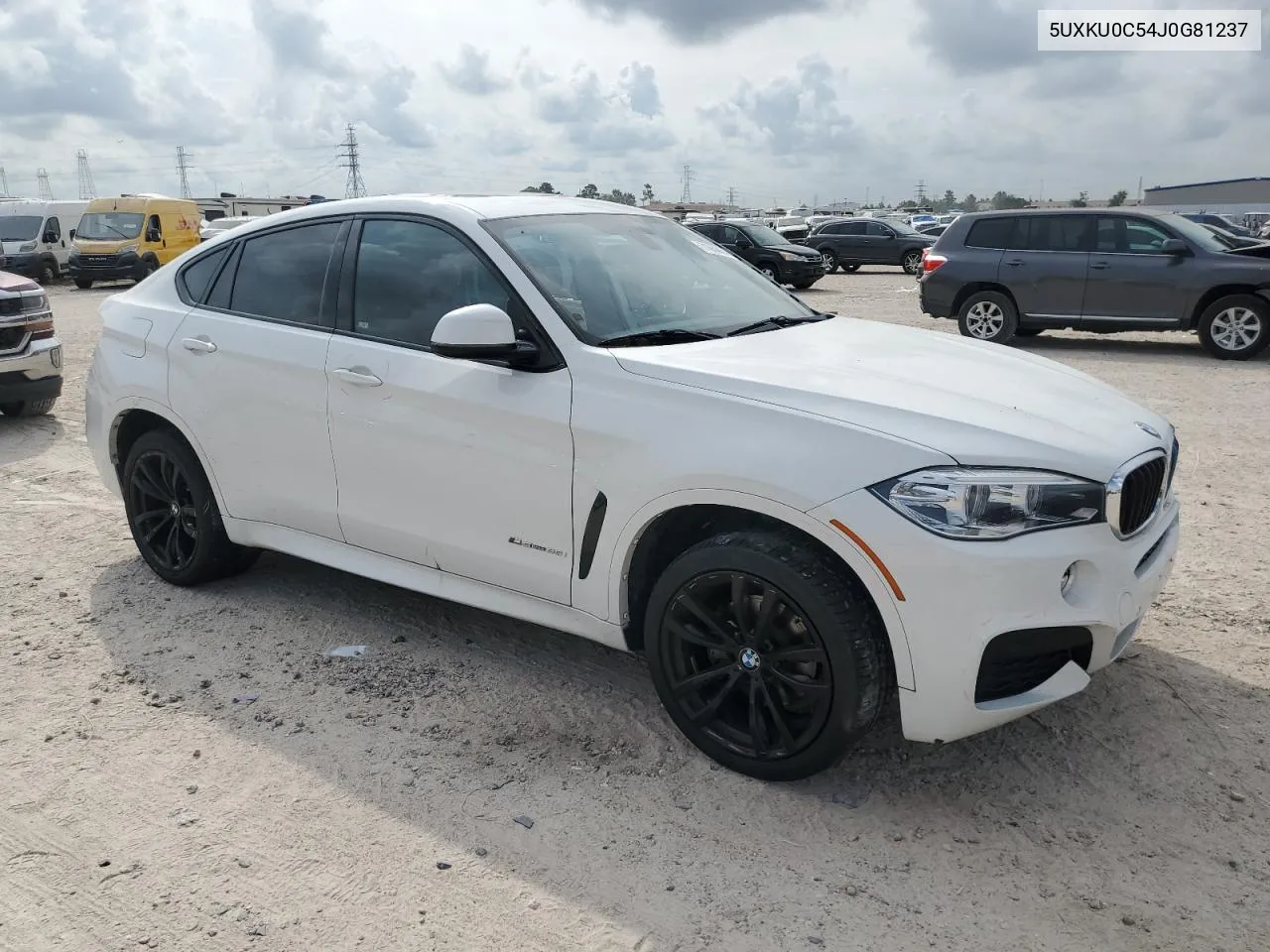 5UXKU0C54J0G81237 2018 BMW X6 Sdrive35I