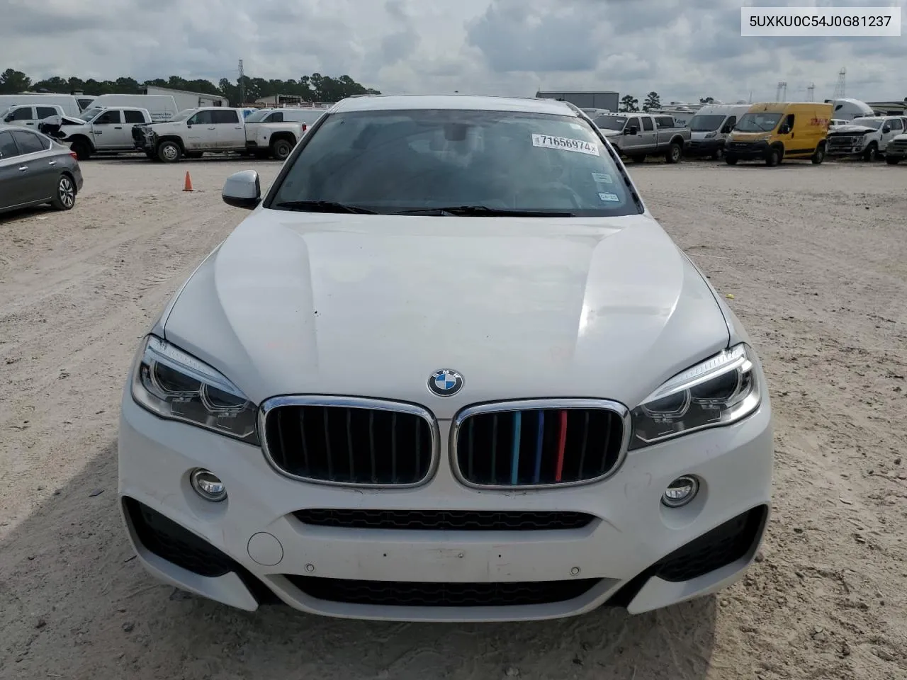 2018 BMW X6 Sdrive35I VIN: 5UXKU0C54J0G81237 Lot: 71656974