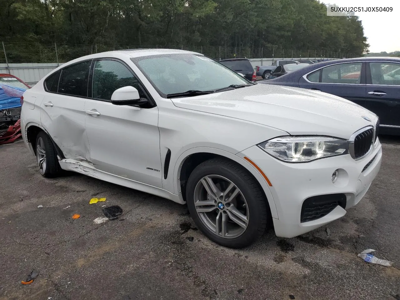 5UXKU2C51J0X50409 2018 BMW X6 xDrive35I