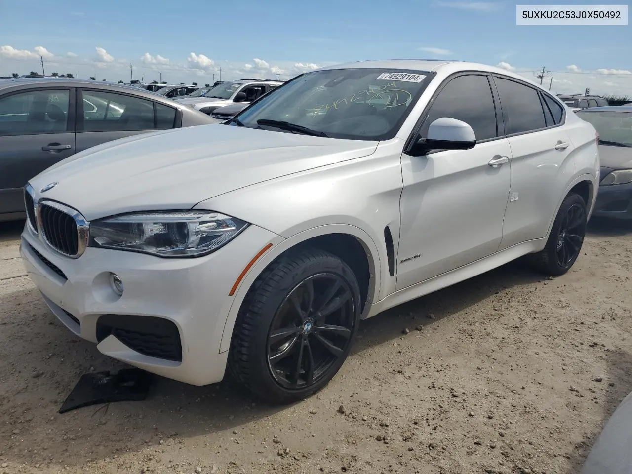 5UXKU2C53J0X50492 2018 BMW X6 xDrive35I