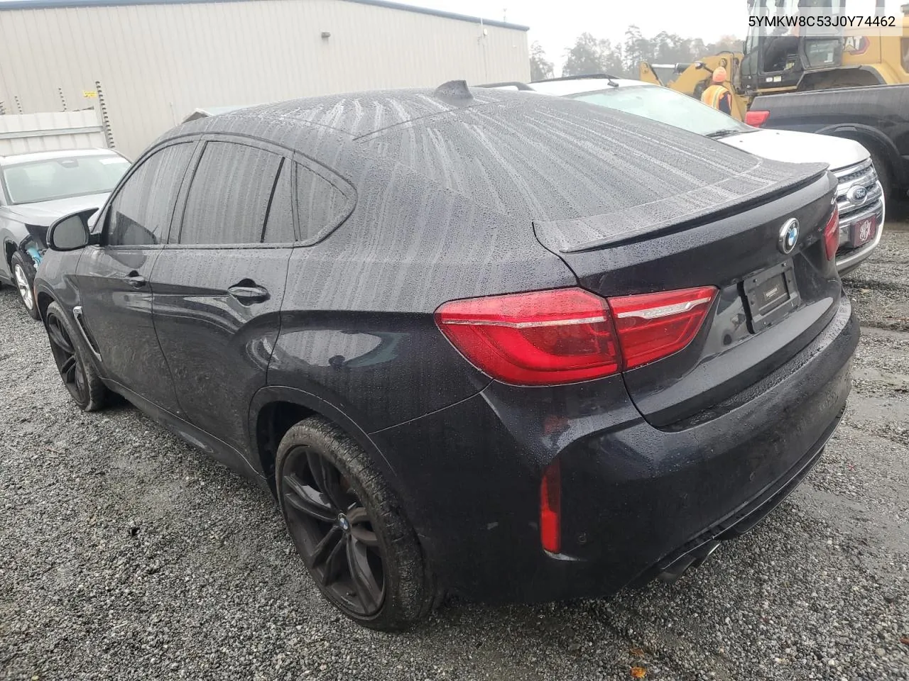 2018 BMW X6 M VIN: 5YMKW8C53J0Y74462 Lot: 79535704