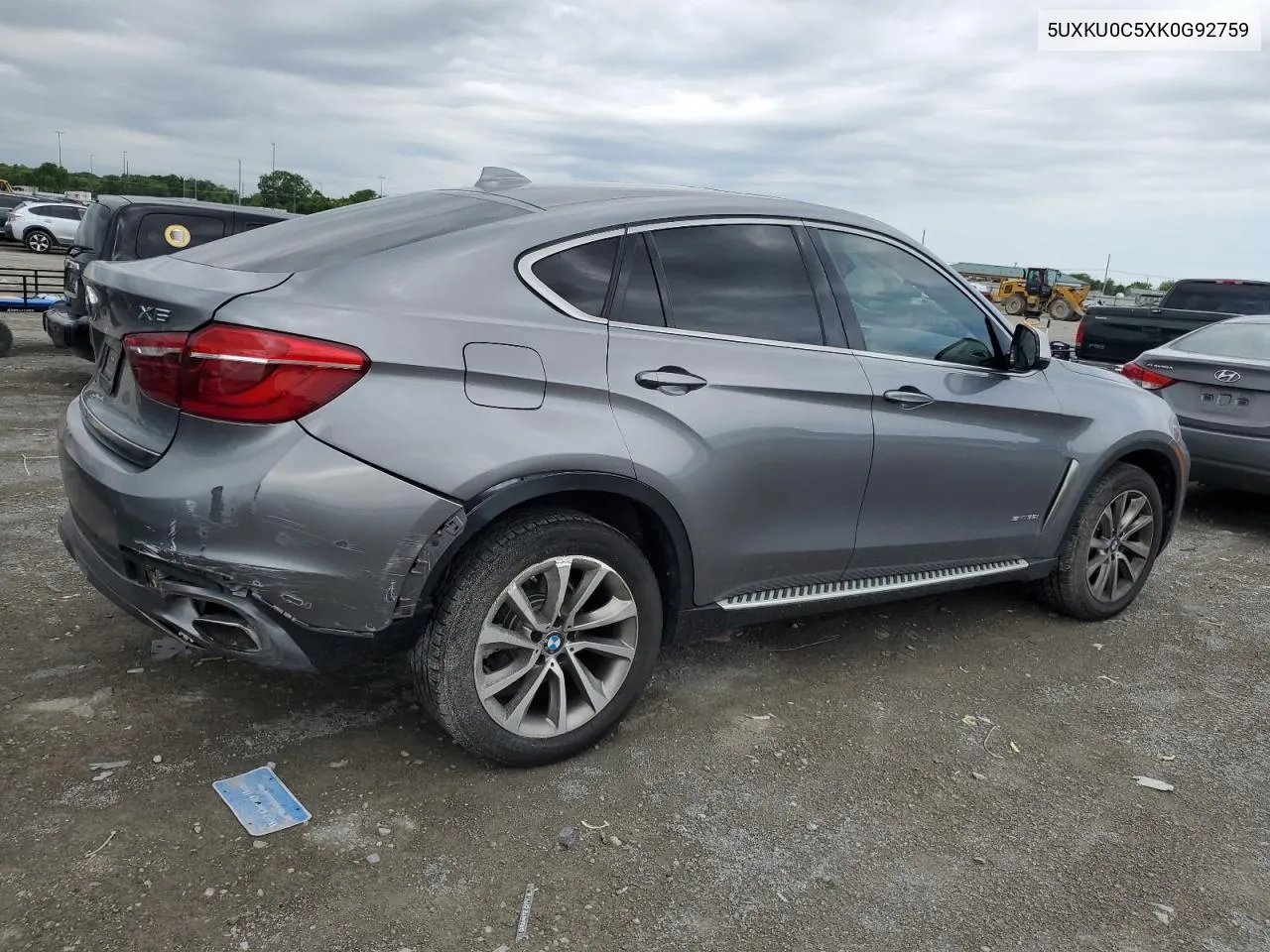 5UXKU0C5XK0G92759 2019 BMW X6 Sdrive35I